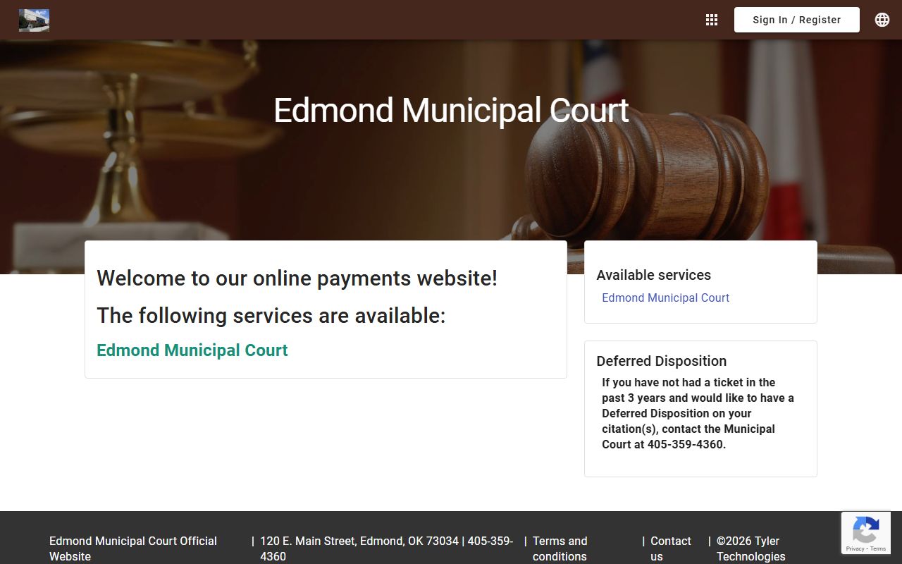 Edmond Edmond online payment portal for family court records