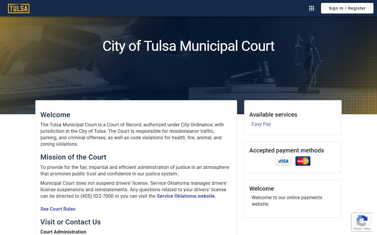 Tulsa Tulsa online payment portal for family court records